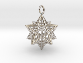 Pendant_Pentagram-Dodecahedron in Platinum