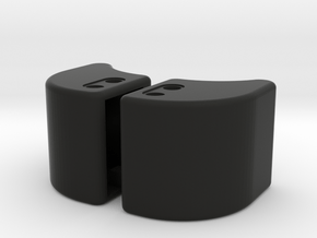 Defender Bumper End Caps in Black Premium Versatile Plastic