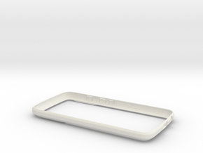 Moto G5 Plus Bumper - Low Profile in White Premium Versatile Plastic