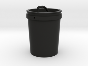 Shop Bucket 1:10 Scale in Black Premium Versatile Plastic