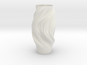 Vase 853 in White Natural Versatile Plastic