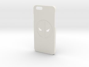 iPhone 6/6S Deadpool Case in White Natural Versatile Plastic