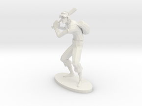 TF2 Scout RED Miniature in White Natural Versatile Plastic: Extra Small