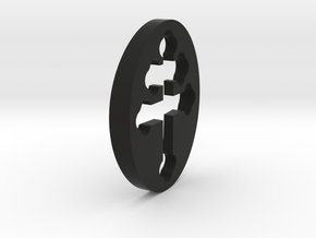 TEAM RING FILL SIZE 8 in Black Premium Versatile Plastic