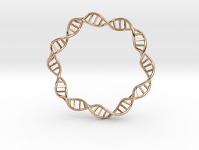 DNA Bracelet (63 mm) in 14k Rose Gold Plated Brass