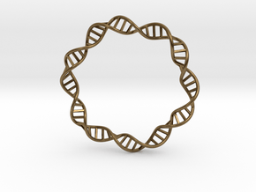DNA Bracelet (63 mm) in Natural Bronze