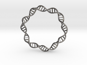 DNA Bracelet (63 mm) in Polished Nickel Steel