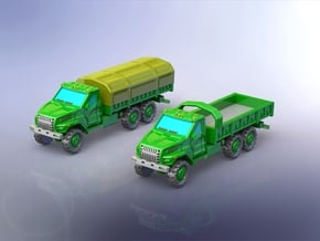 Russian GAZ Ural Next Trucks 1/144 in Smooth Fine Detail Plastic