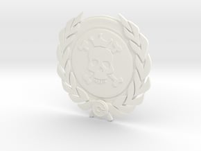 Competitive badge - Death Merchant in White Processed Versatile Plastic