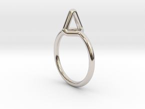 Summit Ring S.02, US size 7.5, d=17,5mm  in Platinum: 7.5 / 55.5