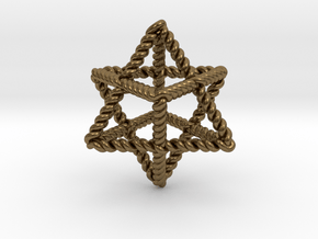 Star Twistahedron 1.6" in Natural Bronze