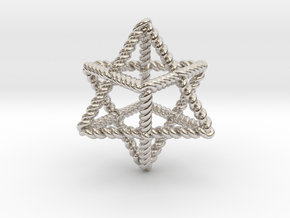 Star Twistahedron 1.6" in Platinum