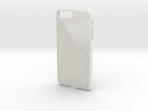 iPhone 7 plus case_Geometric No.2 in White Premium Versatile Plastic