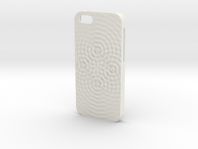 iPhone SE Case_Ripples in White Premium Versatile Plastic