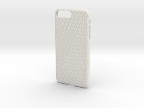 iPhone 7 & 8 Plus Case_Geometric in White Premium Versatile Plastic