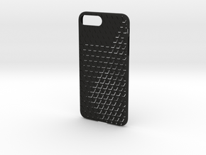 iPhone 7 & 8 Plus Case_Geometric in Black Premium Versatile Plastic
