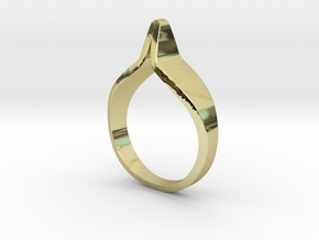 YOUNIVERSAL ZENITH Z.01, US size 7, ring d=17,3mm( in 18k Gold Plated Brass: 7 / 54
