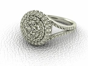 Grace collection 10 NO STONES SUPPLIED in 14k White Gold