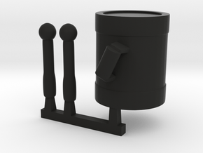 Drums in Black Premium Versatile Plastic: d3