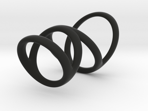 Ring splint for Kristen D1 13-9 D2 16-5 D3 20-32 L in Black Premium Versatile Plastic