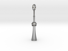 Toronto CN Tower - Pendant in Natural Silver