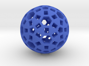 Spherical in Blue Processed Versatile Plastic