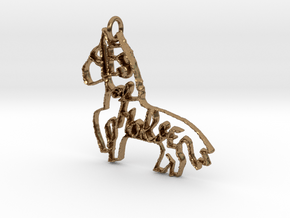 Yes of Horse! in Natural Brass