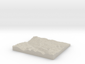 Model of Ascou in Natural Sandstone