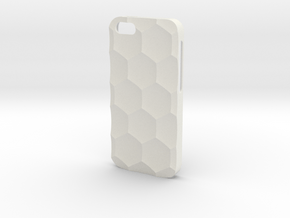 iPhone SE/5S Case_Hexagon in White Premium Versatile Plastic