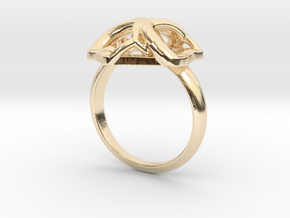 Monera Ring in 14k Gold Plated Brass: 6 / 51.5