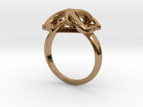 Monera Ring in Polished Brass: 5.5 / 50.25
