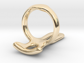 Ring splint for Abcantal US 4 1/2 L10 L20 in 14K Yellow Gold