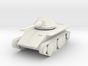 DW18 Leopard Light Tank E-10 (1/48) in White Natural Versatile Plastic