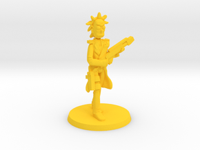 Military Mick in Yellow Processed Versatile Plastic