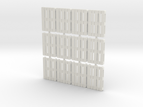 1/56th scale pallet pack (12 pieces) in White Natural Versatile Plastic