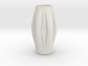 Vase 55 in White Natural Versatile Plastic