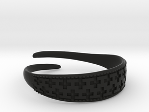 Viking Bracelet 2 in Black Premium Versatile Plastic: Small