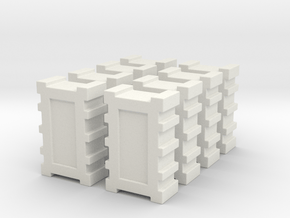1:18 FALCON YT1300 ANH CARGO BOX SET MODEL B in White Natural Versatile Plastic