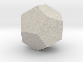 4 Dodecahedron (twelve faces). in Natural Sandstone