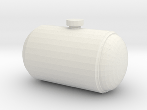 1/10 drag car Gasser Tank  in White Natural Versatile Plastic