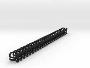 Chain Segment 1 in Black Premium Versatile Plastic: Extra Small