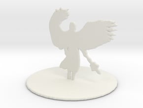 Deva (Angel) in White Natural Versatile Plastic