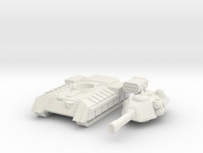 Terran Main Battle Tank in White Premium Versatile Plastic