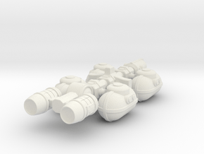 Fuel Tanker in White Premium Versatile Plastic