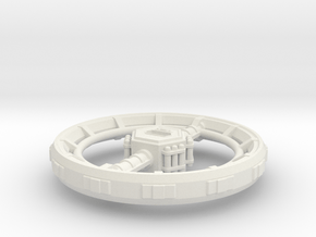 Orbital Ring City in White Premium Versatile Plastic