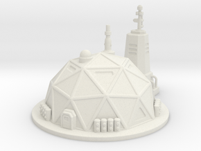 Prefab Dome in White Premium Versatile Plastic