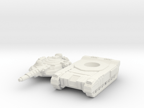 Terran Laser Tank in White Premium Versatile Plastic