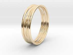 ring_rope in 14k Gold Plated Brass