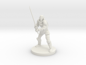 Elven Great Weapon Fighter in White Natural Versatile Plastic
