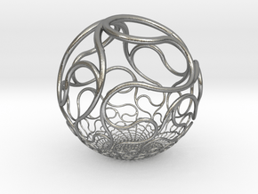 YyI Sphere in Natural Silver